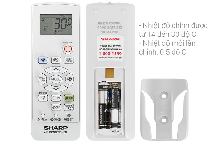 Máy lạnh SHARP Inverter 1 HP AH-XP10BSW